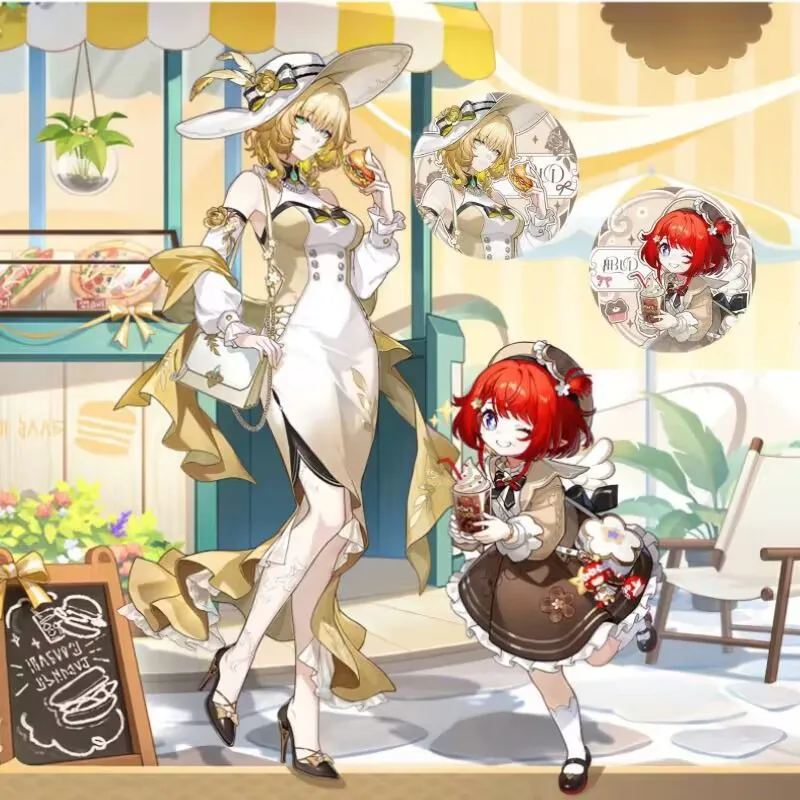 

«Складная железная дорога звездного купола» и «Tibao Agleya» включая коллатурированную для создания самодельной акриловой стойки и значка Doujin.