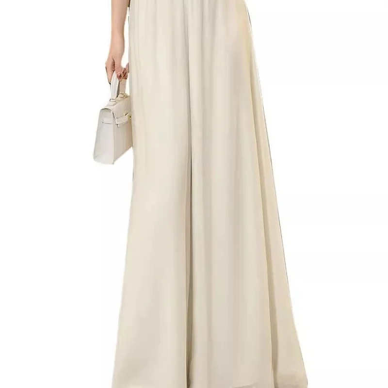 

2025 New Fashion Slim Casual Pants Drooping Chinese High Waist Thin Loose
