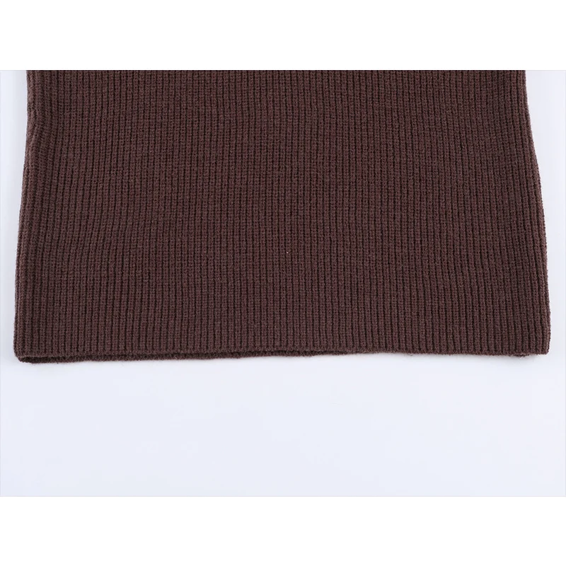 티달리프 니트 풀오버 여성 스웨터 2026년 봄 신상 패션 스카프 칼라 따뜻한 니트 블라우스 여성 시크 젊은 스웨터 탑