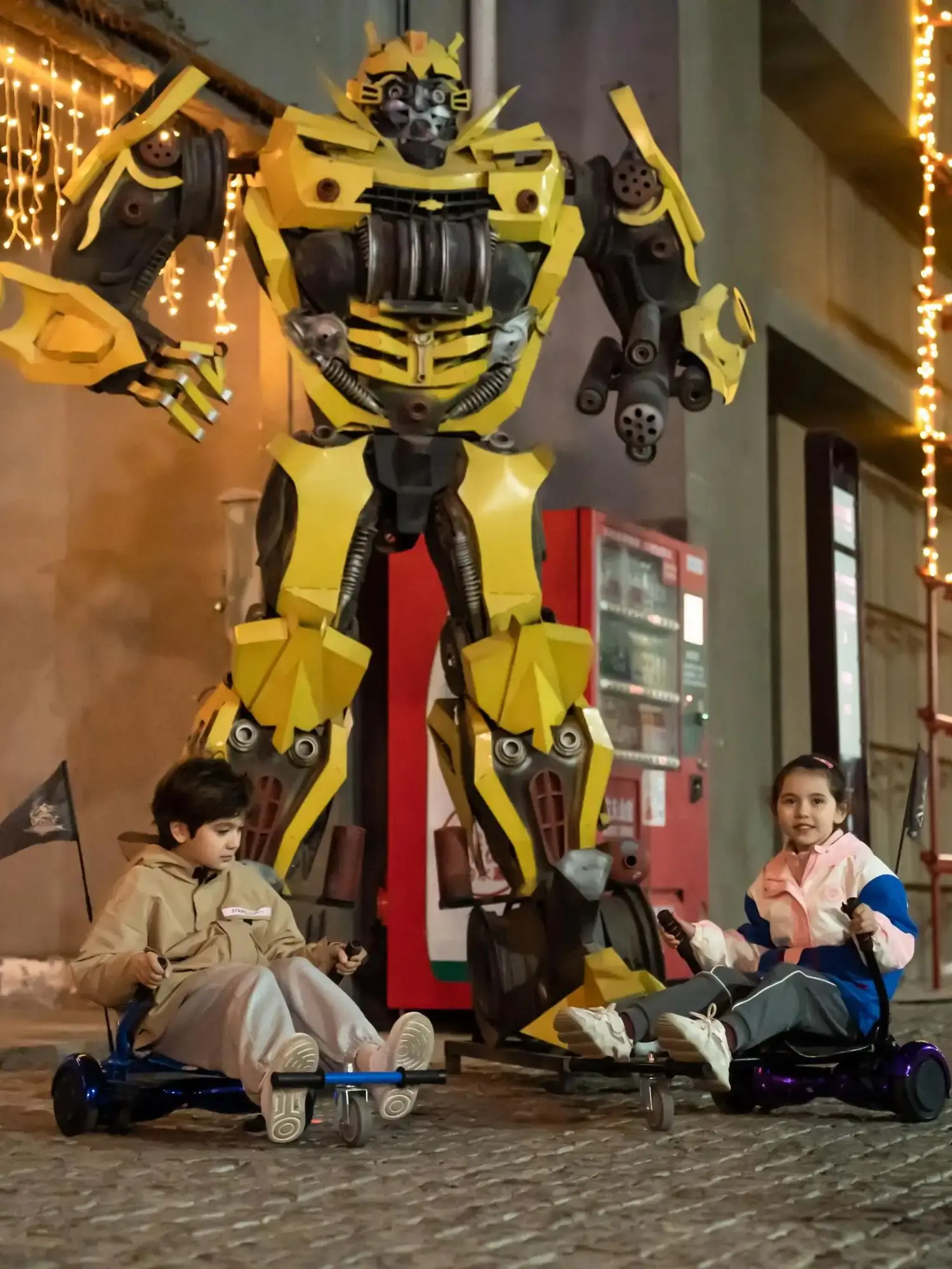 AliExpress RCB 6.5-Inch Hoverboard with Go-Kart, Non-Slip Tire, LED Lights, Built-in Safety System, Electric Hoverboard for Kids & Adults