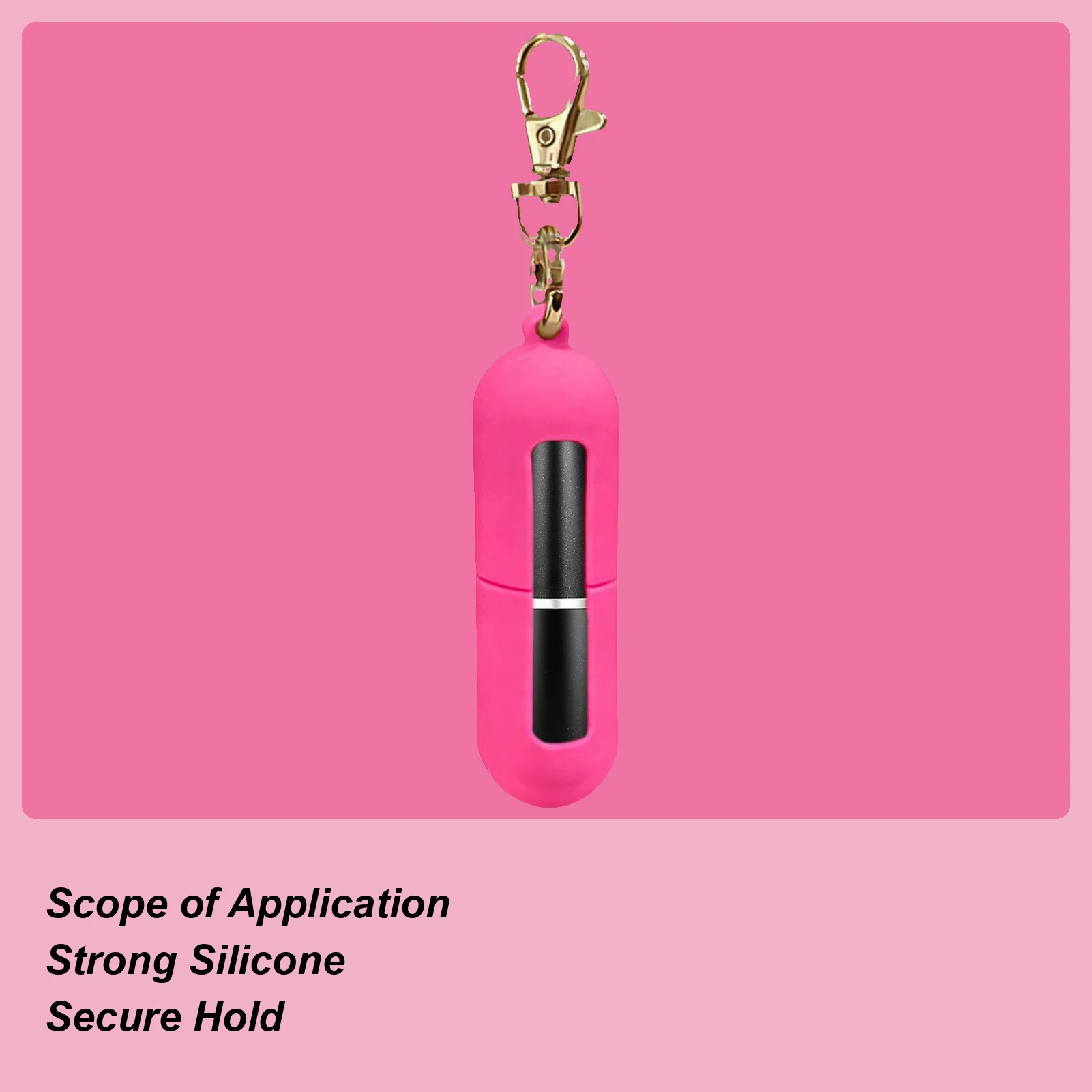 

Держатель для блеска для губ, брелок, силиконовый чехол для бальзама для губ, для путешествий, сумки, кошелька, спортзала, рабочего места, активного отдыха, на каждый день