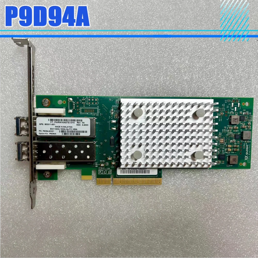 

P9D94A 853011-001 SN1100Q QLE2692 Dual Port 16G FC HBA карта для HP