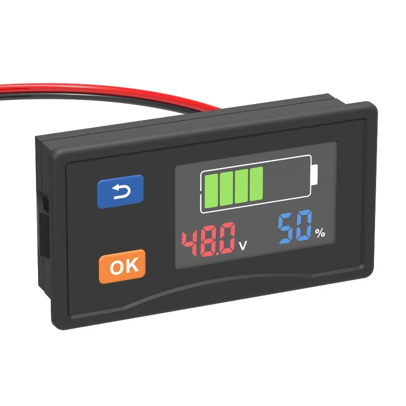 For [W61H] waterproof large screen LCD battery voltage and power percentage lead acid ternary iron lithium battery universal