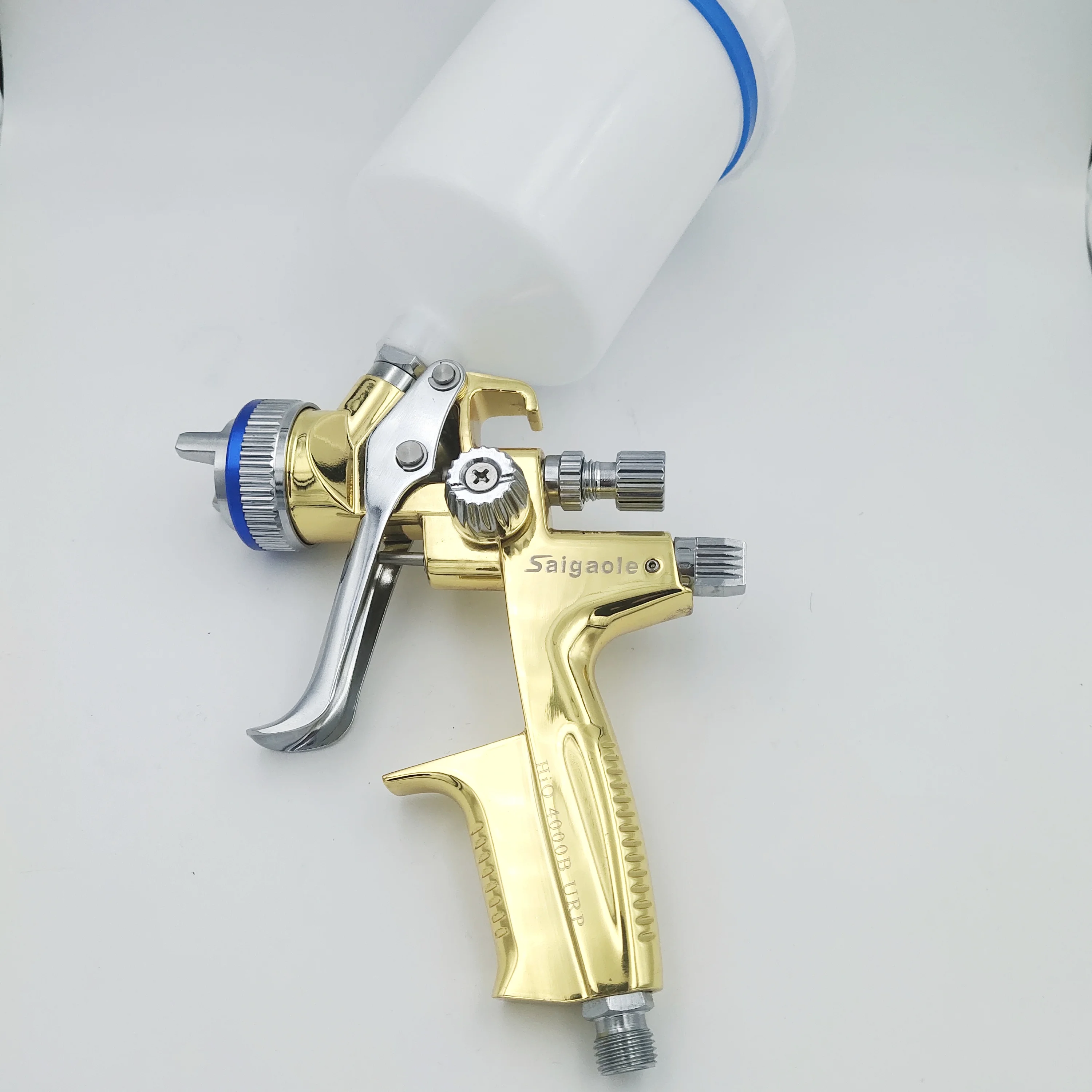 4000B Spray Gun HVLP 1.3+1.7mm Sprayer Car Painting Tool Coating Paint Airbrush Water Based Airless High Atomization