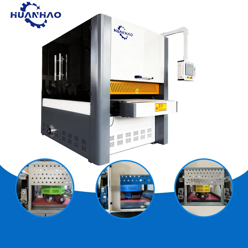 Metal Polisher Wide Belt Sander Machine Polish Grinding Machine for Metal