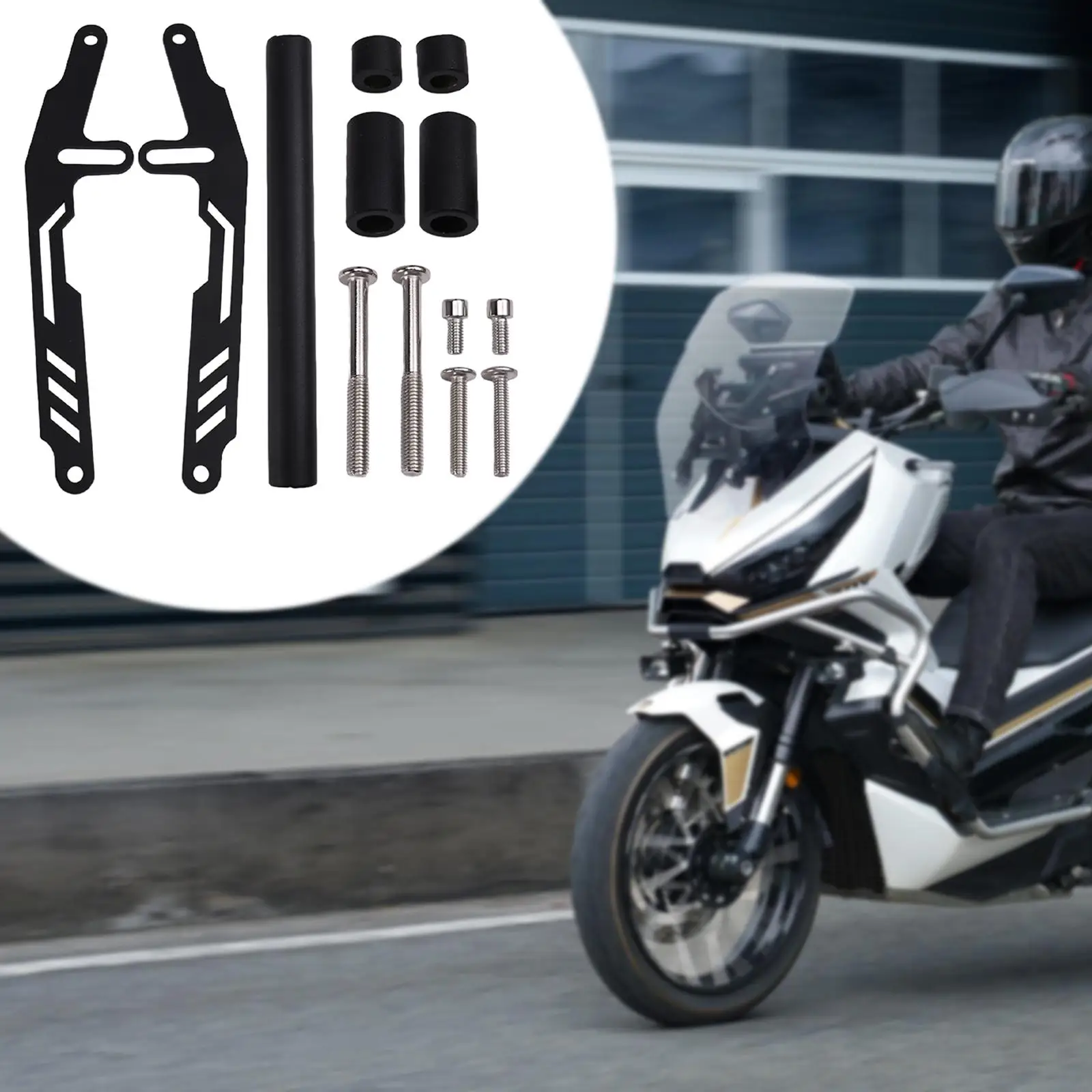 

Motorcycle Navigation Bracket Navigation Holder Support Easy to Install