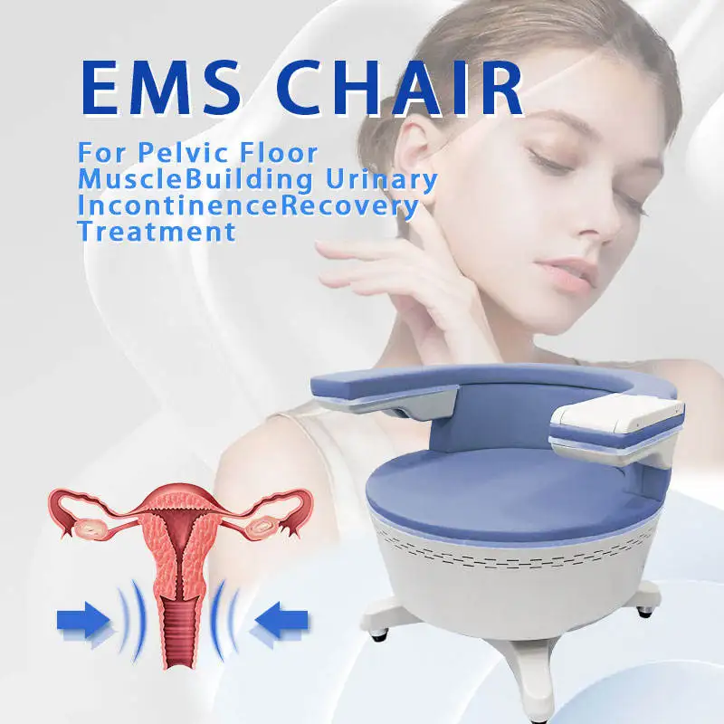 Ems Happy Chair Electric Muscle Stimulator Massage Urinary Incontinence Postpartum Repair Ems Pelvic Floor Chair Machine