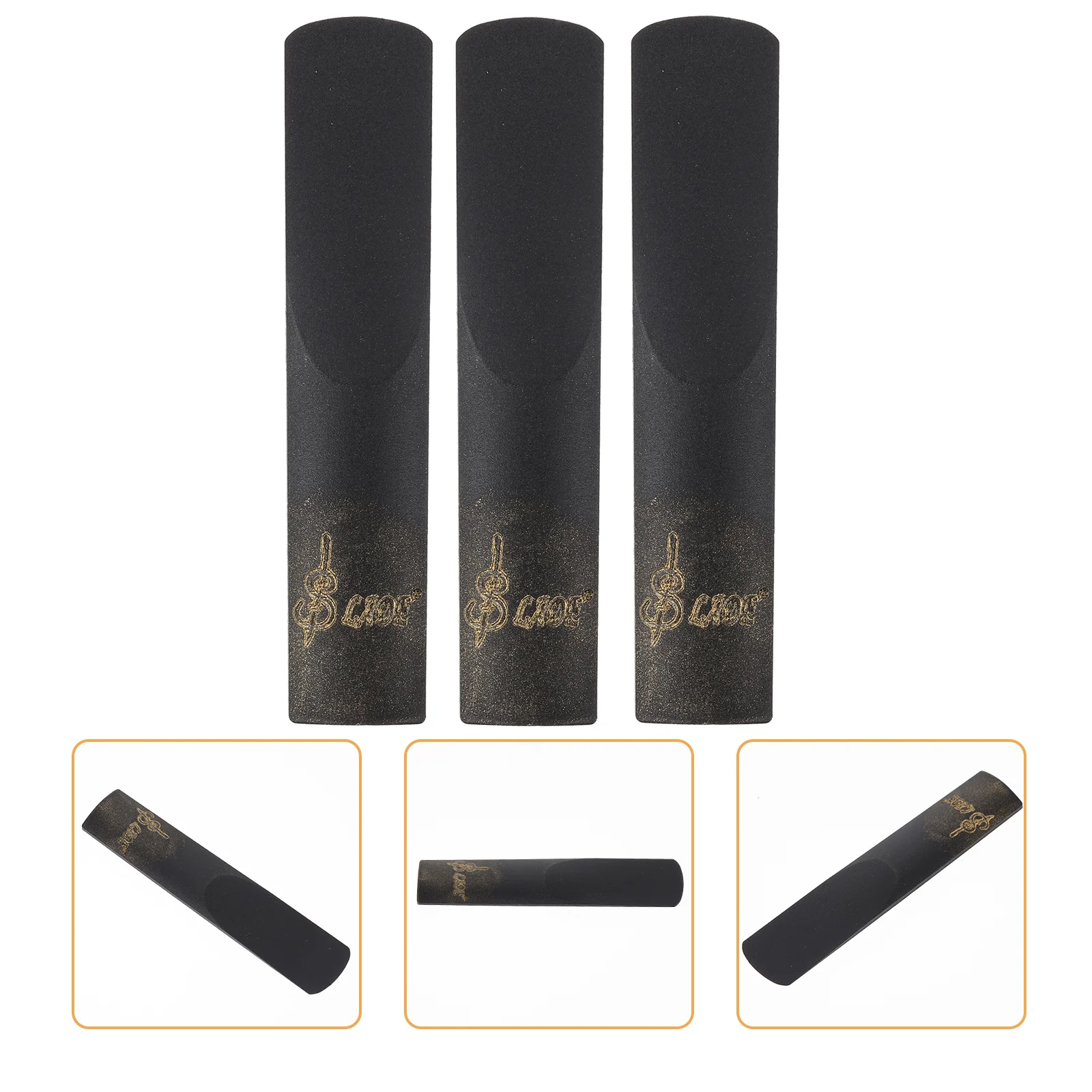 

3 Pcs for Beginner Clarinet Accessory Accessories Compact Durable Resin Reeds Part