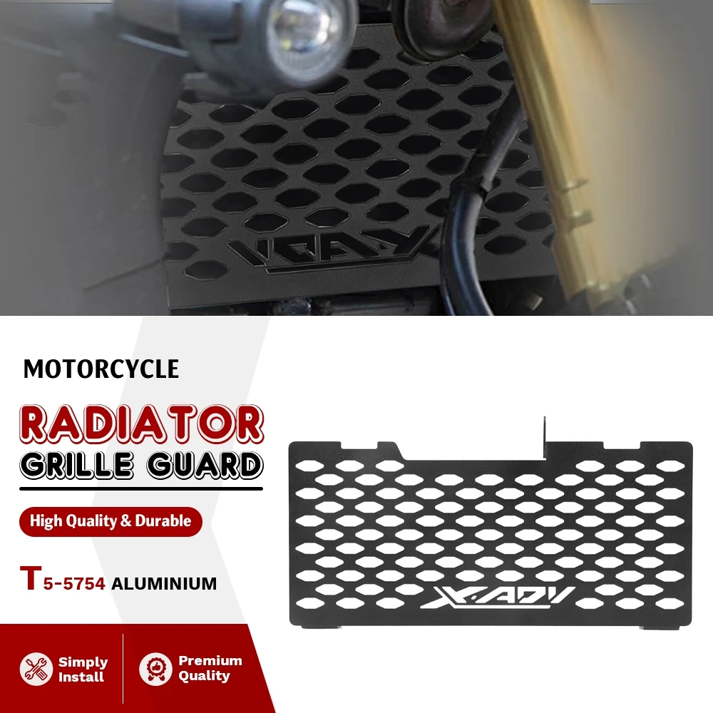 

NEW FOR HONDA X-ADV 750 XADV750 2017 2018 Motorcycle Accessories Radiator Grille Guard Grill Protection Cover CNC Aluminum Parts