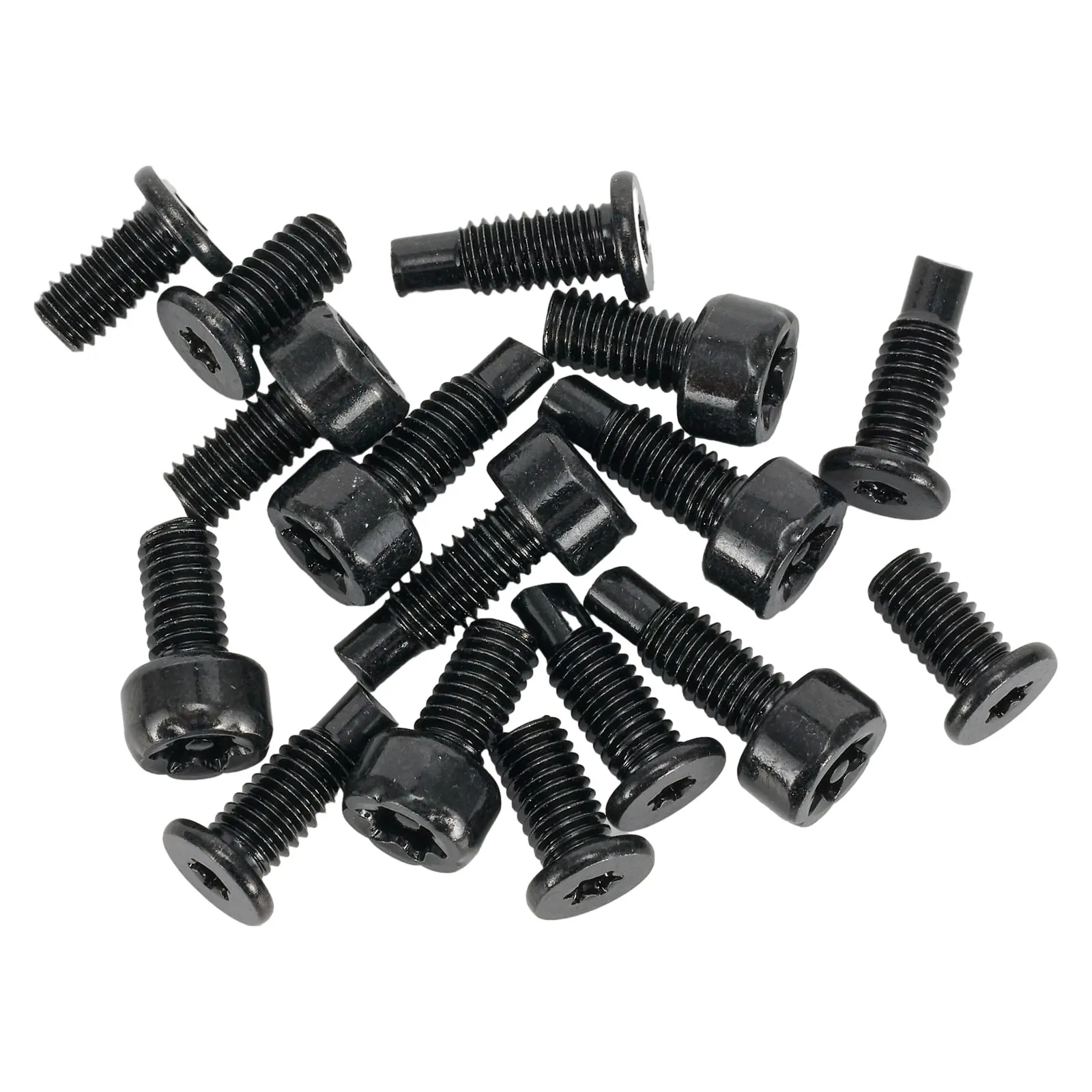 16 Pcs Screws T16 T5 Short Long For Ring Doorbell Galvanization Carbon Steel Black Part Replacement Home Accessory