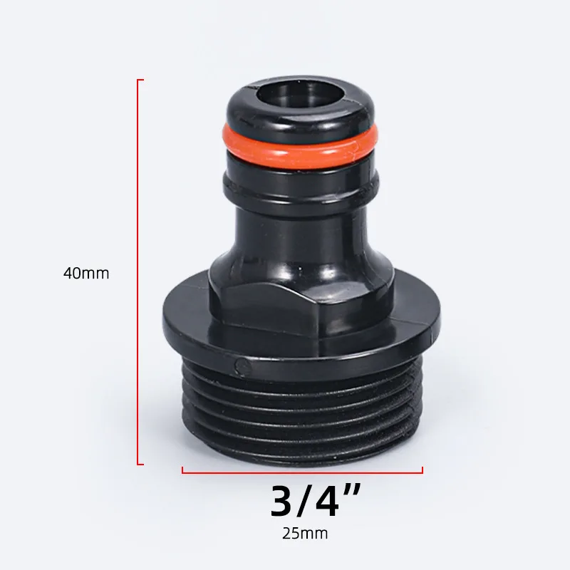 Plastic 6-point Quick Connection Pacifier Connector, Washing Machine Car Wash Water Gun Water Pipe Quick Connection