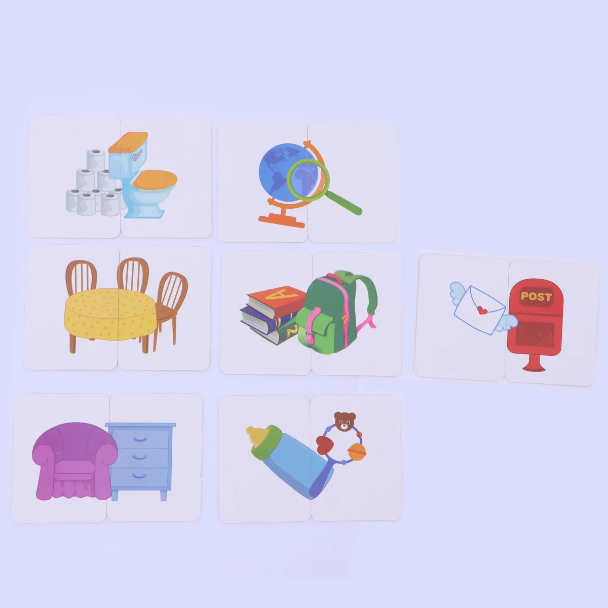 

32 Pcs Flashcards Cognition Puzzle for Toddlers Kids Jigsaw Puzzles Learning Babies