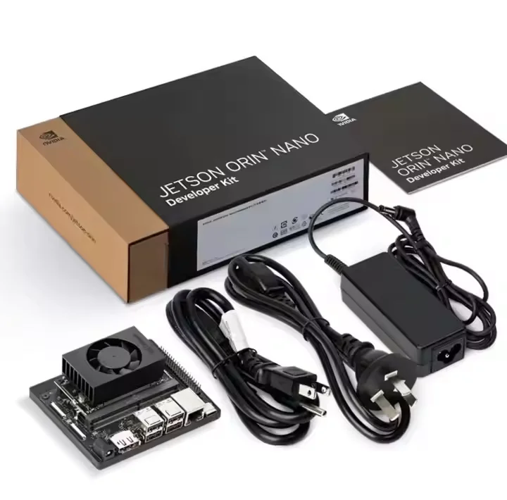 

Официальный оригинальный комплект разработчика NVIDIA Jetson Orin Nano Super 8GB, плата ИИ, 67 TOPS, Ampere 1024 CUDA