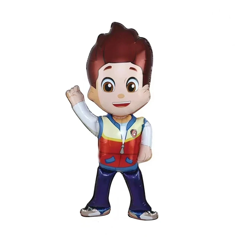 8pcs Paw Patrol Themed Balloon Party Decoration Supplies Rescue Dog Chase Rubble Aluminum Foil Balloon Childrens Birthday Gifts view 4