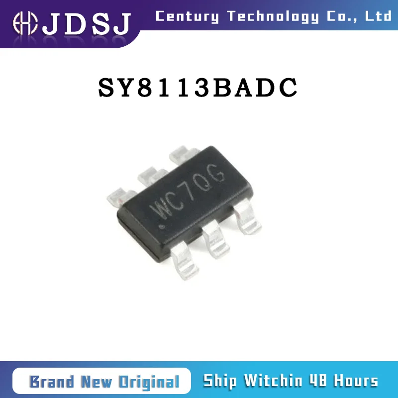 10/50PCS 100% New SY8113BADC SY8113B SY8113 WC5ZI WC4FZ WC... sot23-6 IC