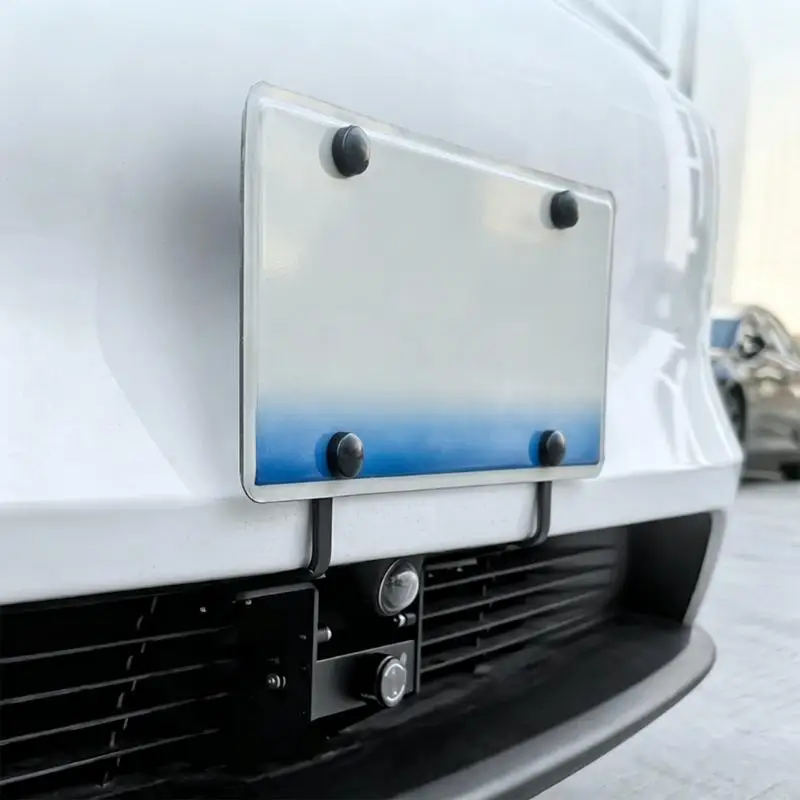 M76E Verdeckte Plattenmontagehalterung, Aluminium-Plattenhalterung für die Verwendung von Fahrzeugplatten – Detail 5