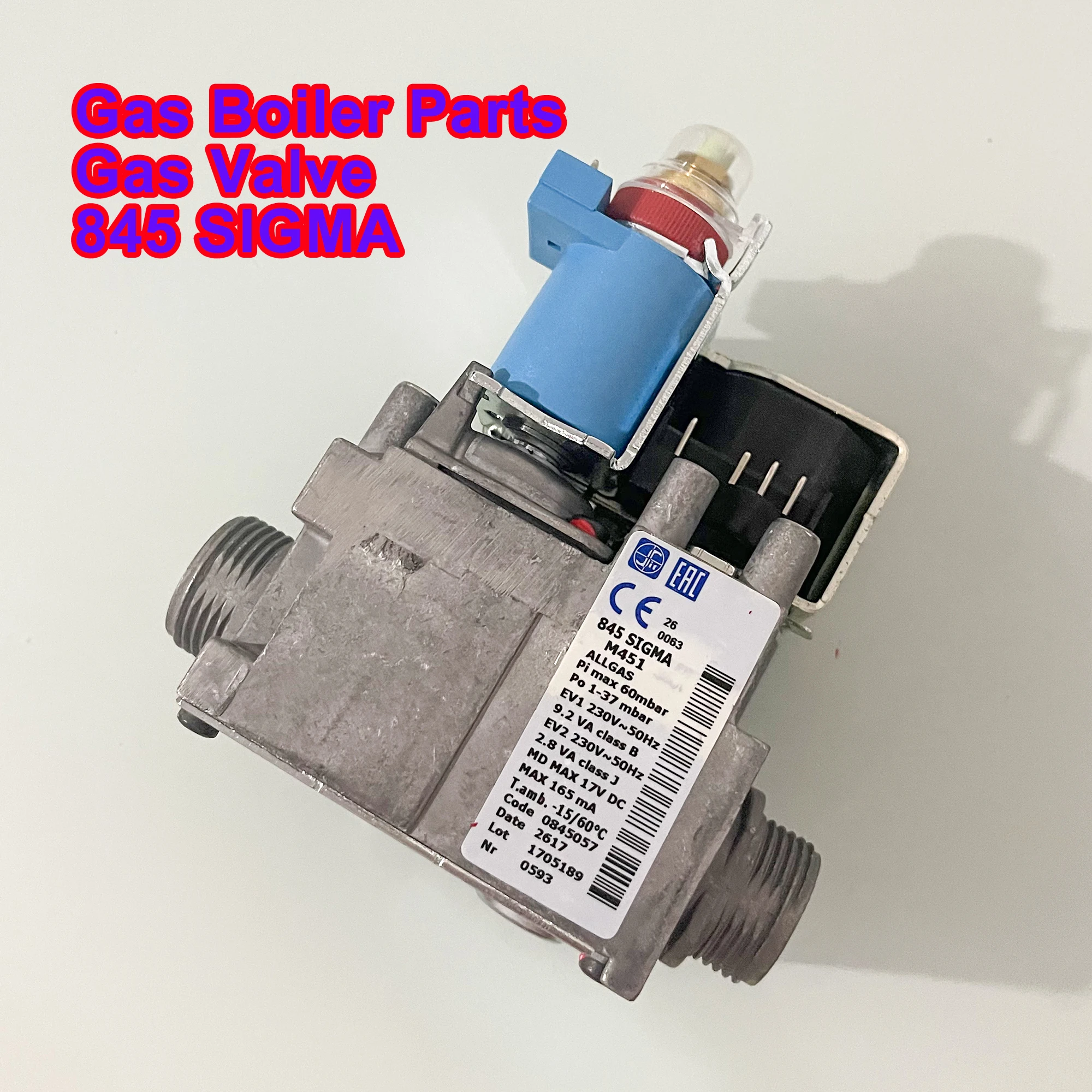 Wall Mounted Boiler Spare Parts Gas Proportional Valve 845 SIGMA Gas Boiler Gas Valve