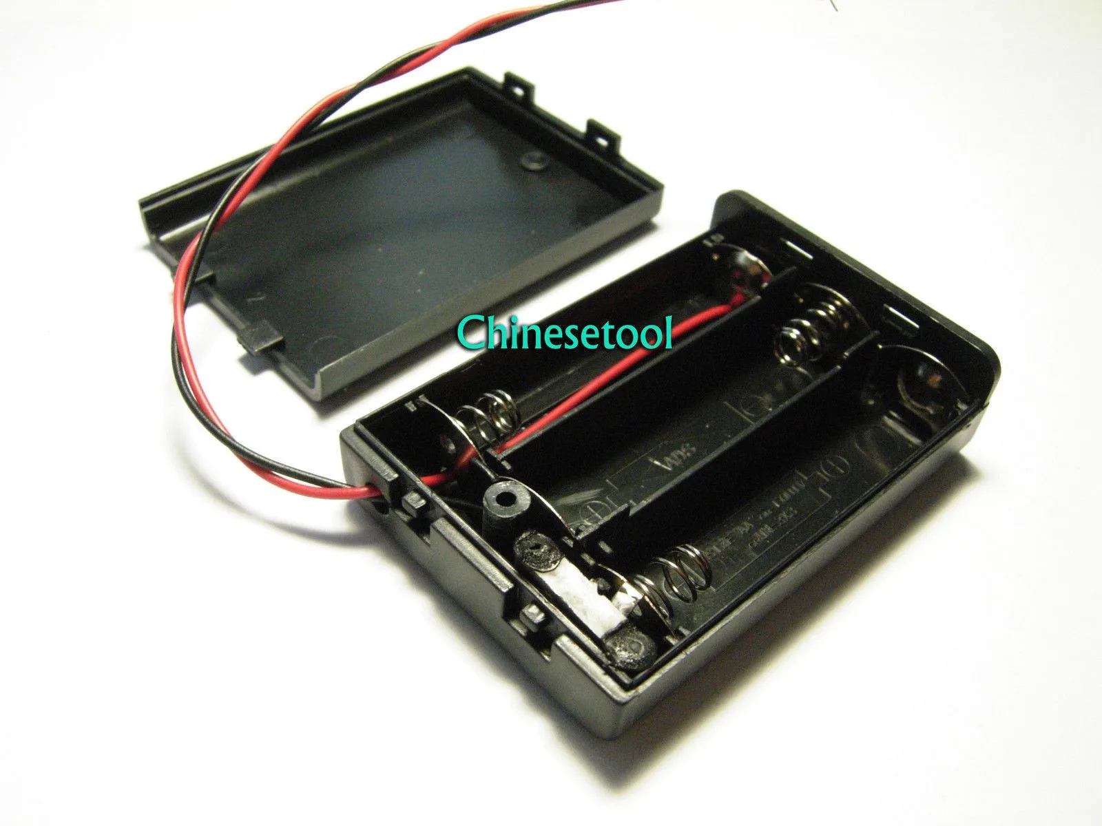US Stock 10pc New 3.6V 4.5V 3 X AAA Battery Holder Box Case w/Wire Switch ON/OFF
