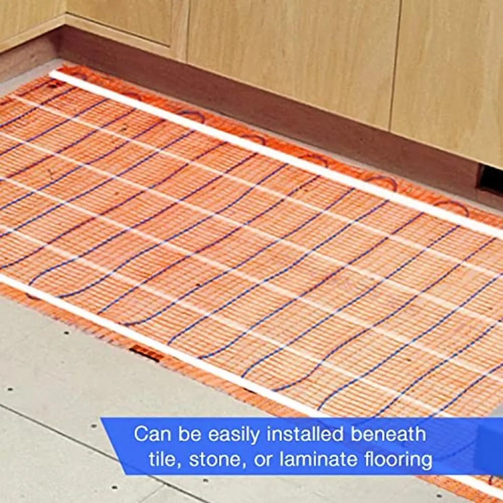 Under Floor Heating Kit TapeMat ConnectPlus Smart Thermostat  2.0' x 30.0' 60 Sq. Ft. 120V 12003025-KIT-CPWiFi Versatile Radiant