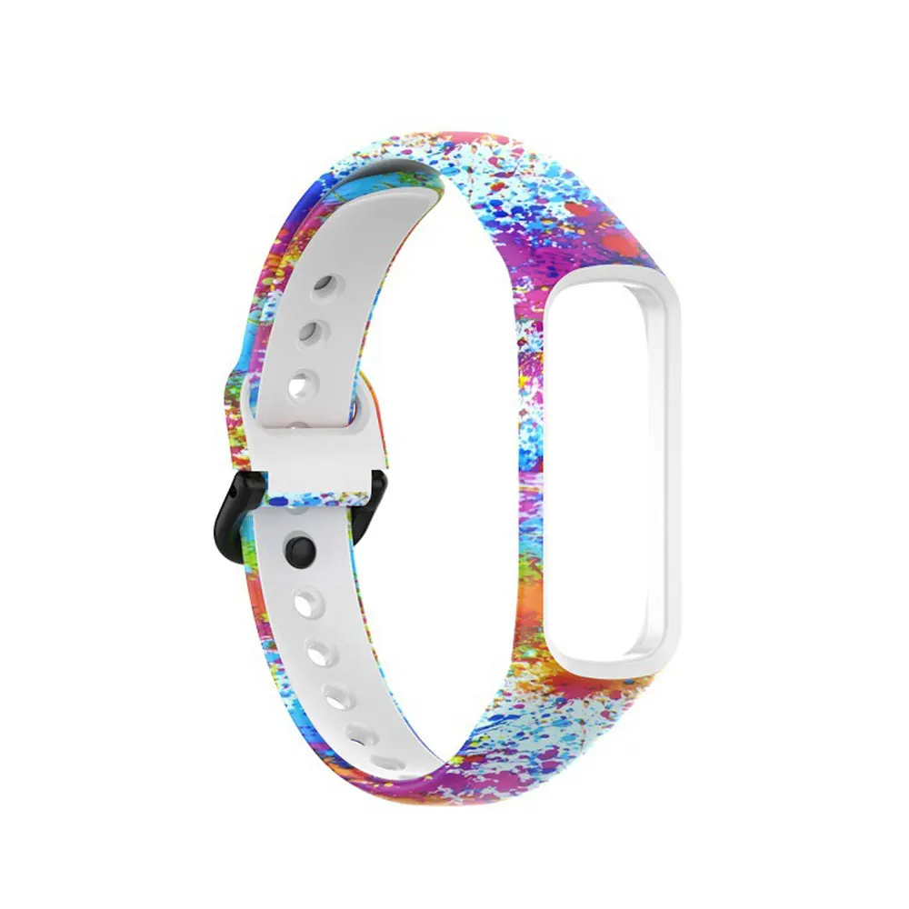 Soft Silicone Colorful Sport Bracelet For Samsung Galaxy Fit 2 SM-R220 Watch Band Wrist Strap For Galaxy Fit2