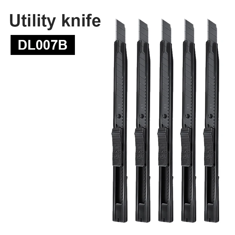 1/2/5/10 stuks metalen mes met metalen behuizing 30 °   60 °   Sharp Paper Cut Box Cutter Kit Antislipmessen Uitpakken Handwerk Snijgereedschap