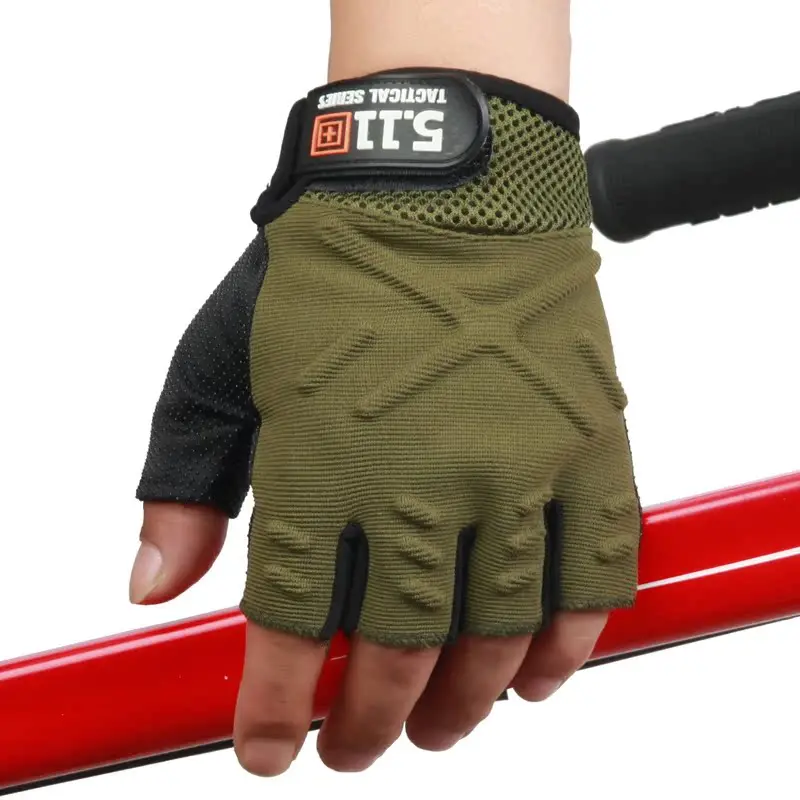 Tactical Gloves Anti-Skid Combat Fighting Outdoor Sport Finger Mittens Men Fitness Gym Gloves Cycling Fishing Skiing Gloves