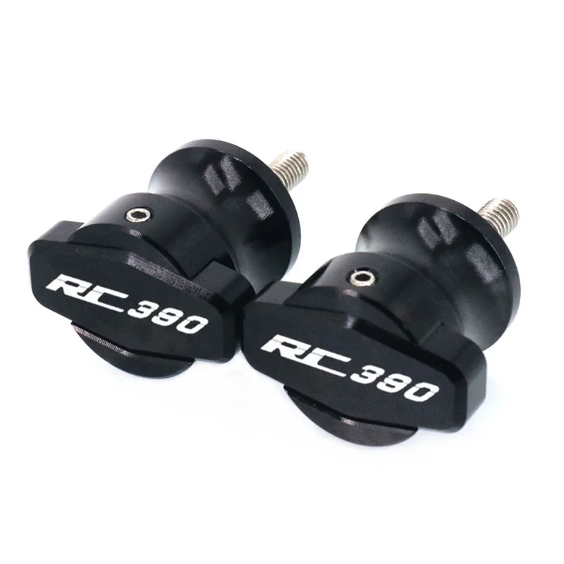 For RC390 RC 390 For DUKE 390 125 690 Motorcycle CNC M10 Swingarm Sliders Spools Paddock Stand Bobbins