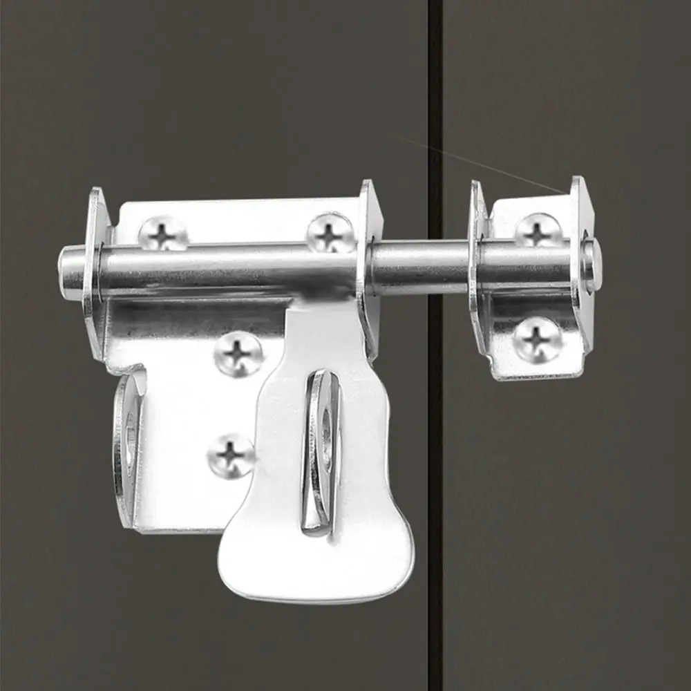 ステンレス鋼ドアラッチゲート安全ロックスライド機構スライドボルトラッチトイレドアロックハードウェア掛け金ロック