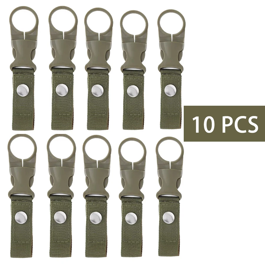 Gurtband Wasserflaschenhalter Klettern Karabiner Gürtel Rucksack Aufhänger Haken Clip Multifunktions Wasserflasche Nylon Schnalle Haken Clip