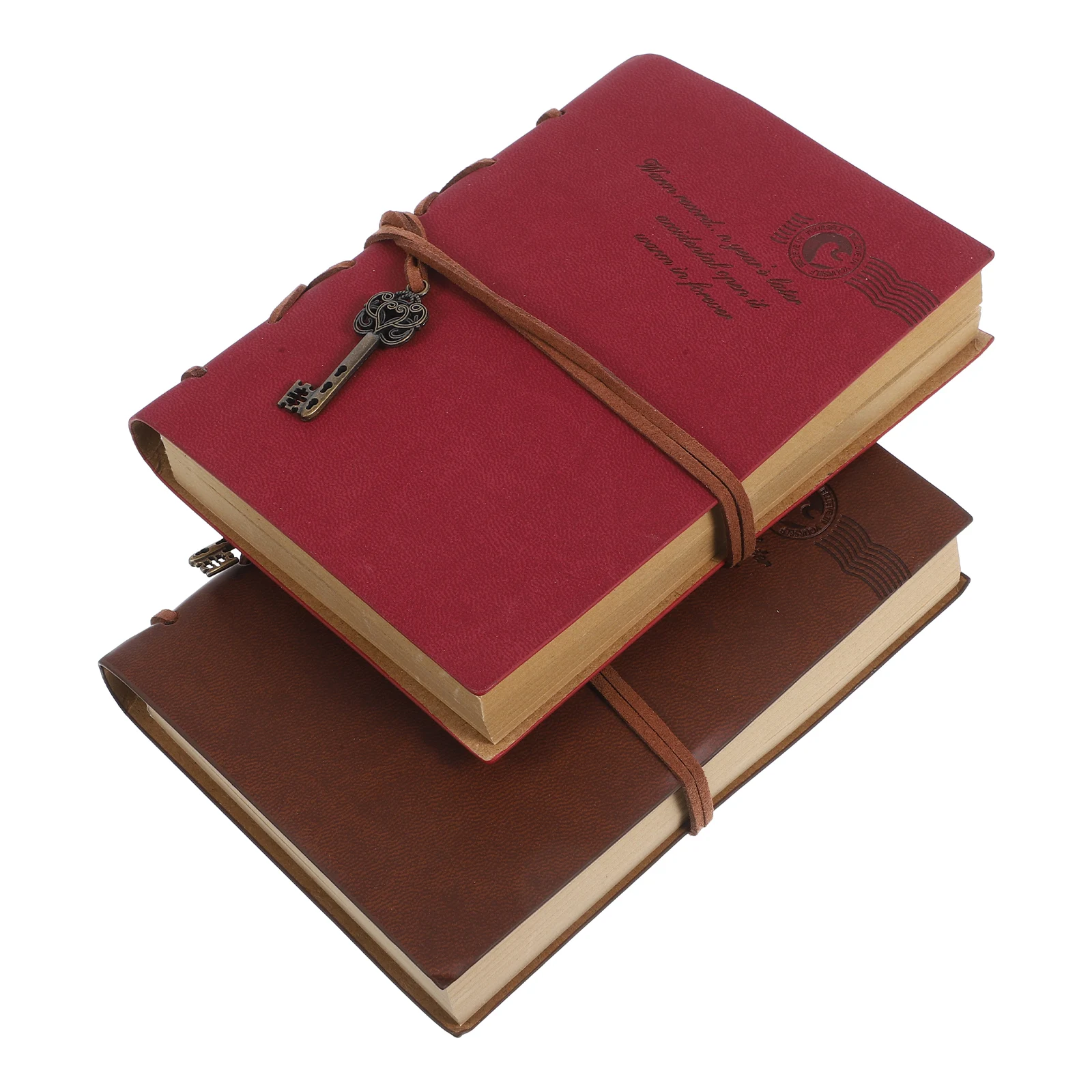 

Vintage Notebook PU Kraft Paper Hand Blank Journal Diary Adventure Pocket Writing Notepad Guest Book Reading