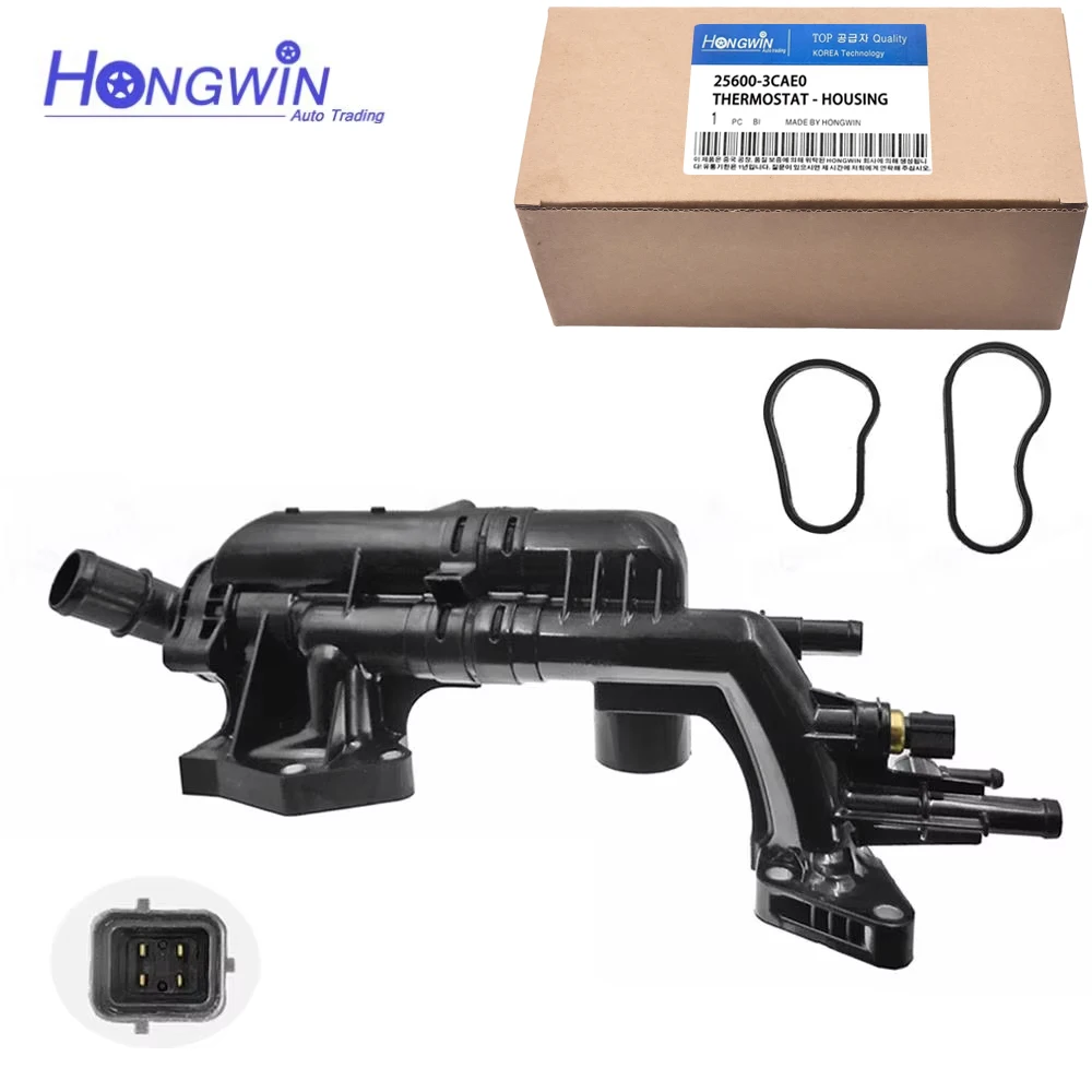 New Engine Thermostat Housing Assembly For Hyundai Azera Kia Sorento Sedona 3.3L 12-19 OEM#: 25600-3CAE0 25600 3CAE0 256003CAE0