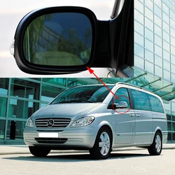 Heated Auto Side Mirror Glass For Mercedes-Benz Viano W639 2003 2009 2010 A0008100919 A0008101019 Left Right rearview