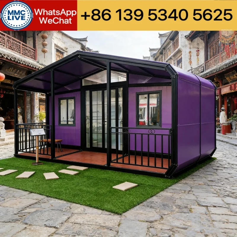 

Waterproof, durable, long-life 2-3 bedroom foldable modular expandable foldable capsule house/container house