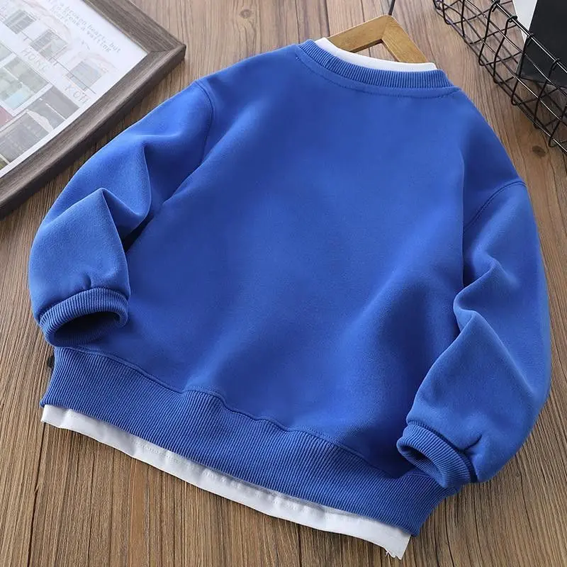 6-13T spring autumn child kids boys sport sweatshirt