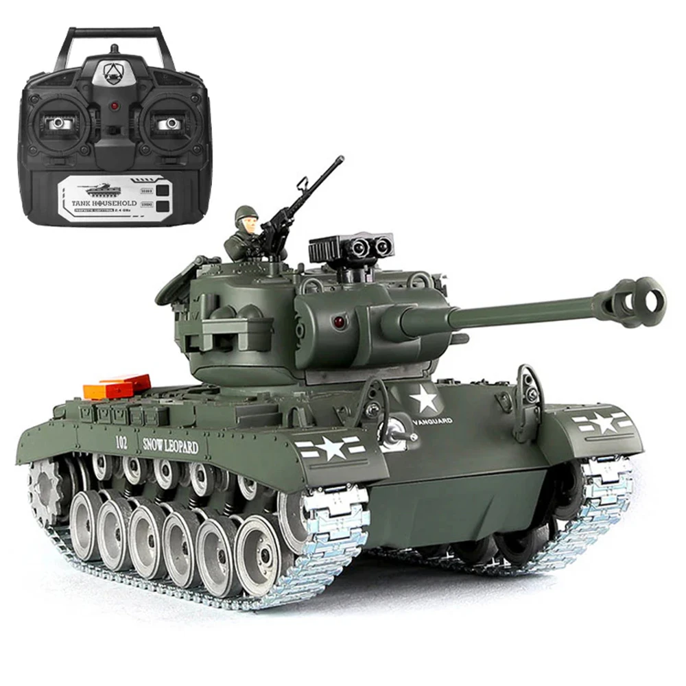 

Электрический радиоуправляемый танк ZY814 PRO US M26 Pershing 1/18, имитационная модель, игрушка RTR
