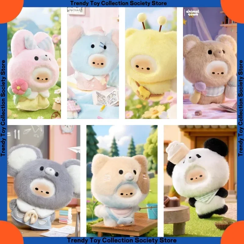 

Новый продукт в наличии, булочка на пару, кошка, животное, серия, виниловая глухая коробка, модные игрушки, плюшевые подвески, фигурки, декоративные предметы