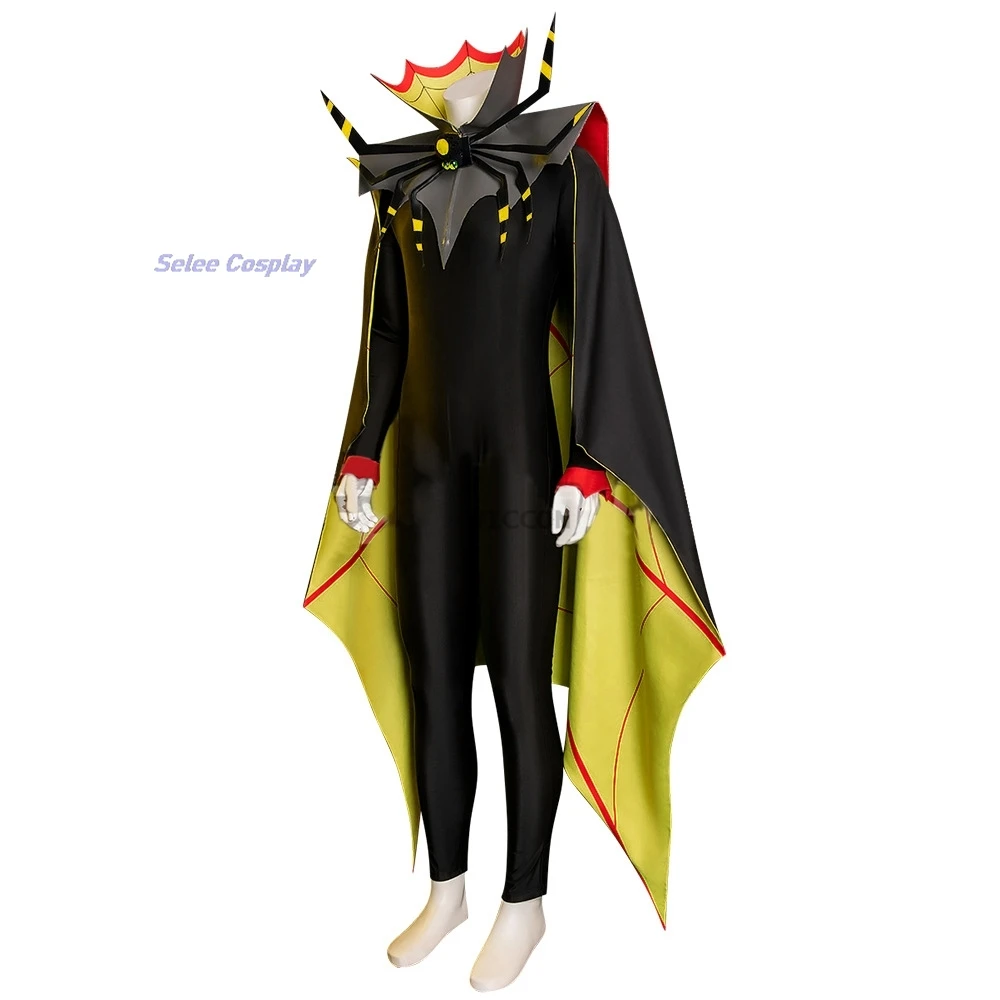 Hasbin Zestial Cosplay Costume Cloak Overlords of Hell Cosplay Roleplay Clothes Uniform Men Demon Halloween Party Fancy Outfit