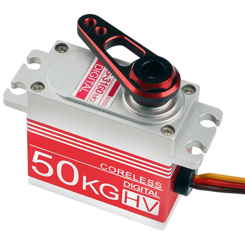 Servo bocina de brazo de Metal para coche teledirigido Futaba Savox, Emax, PowerHD, JX, SPT, HSP, Axial, SCX10,3, 2 piezas, doble orificio, 25T, 1/10