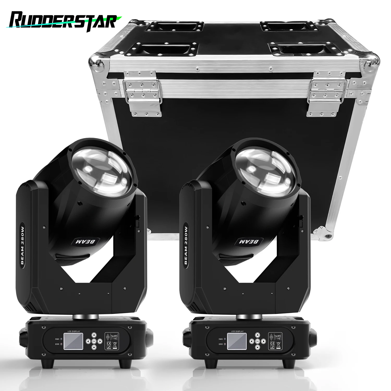 

2 шт., 280 Вт, 10R, движущиеся головные фонари с кейсом, высокая яркость, сценический эффект, освещение, проектор для концертного кинотеатра, живого шоу