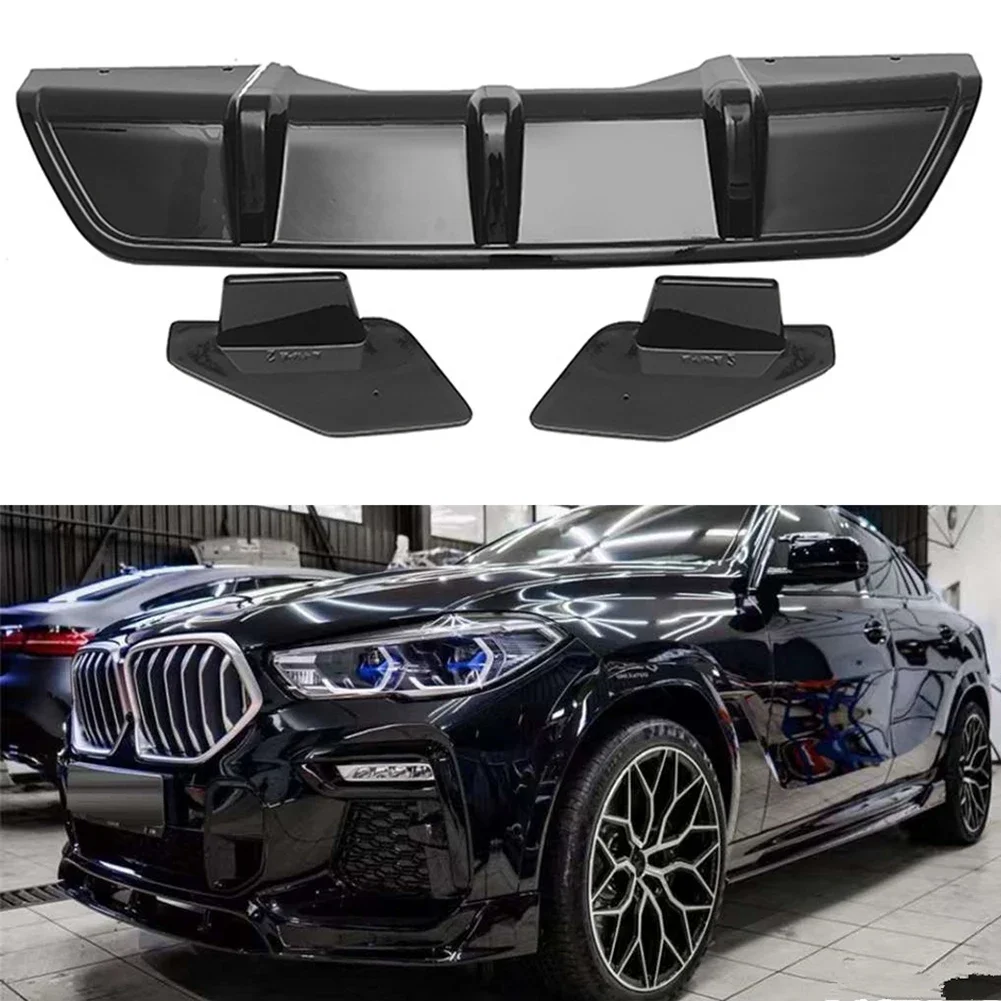 Rear Bumper Diffuser Lip Body Kit For BMW X6 F16 sDrive35i 50i xDrive35i 50i 2014 2015 2016 2017 2018 2019