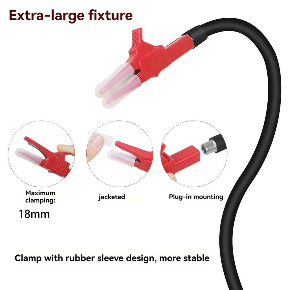 ABXHH ปรับฐานยึดตารางช่วยมือบัดกรีเครื่องมือที่สาม 4 แขนคอห่านยืดหยุ่นสําหรับซ่อมอิเล็กทรอนิกส์ A