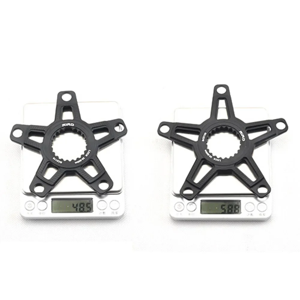 110 130 bcd chainring Adapter spider 4 bolt Converter for Shimano Carbon Crankset MS DIRECT MOUNT 1x 2x chainring view 4
