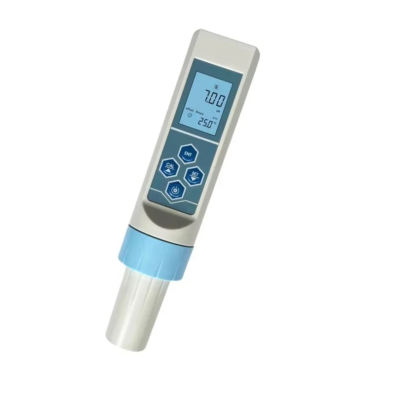 NEW Flat Pocket pH Tester With Large LCD Standard Solution Recognition pH Pen Include Replaceable pH Probe For Hydroponics Pools