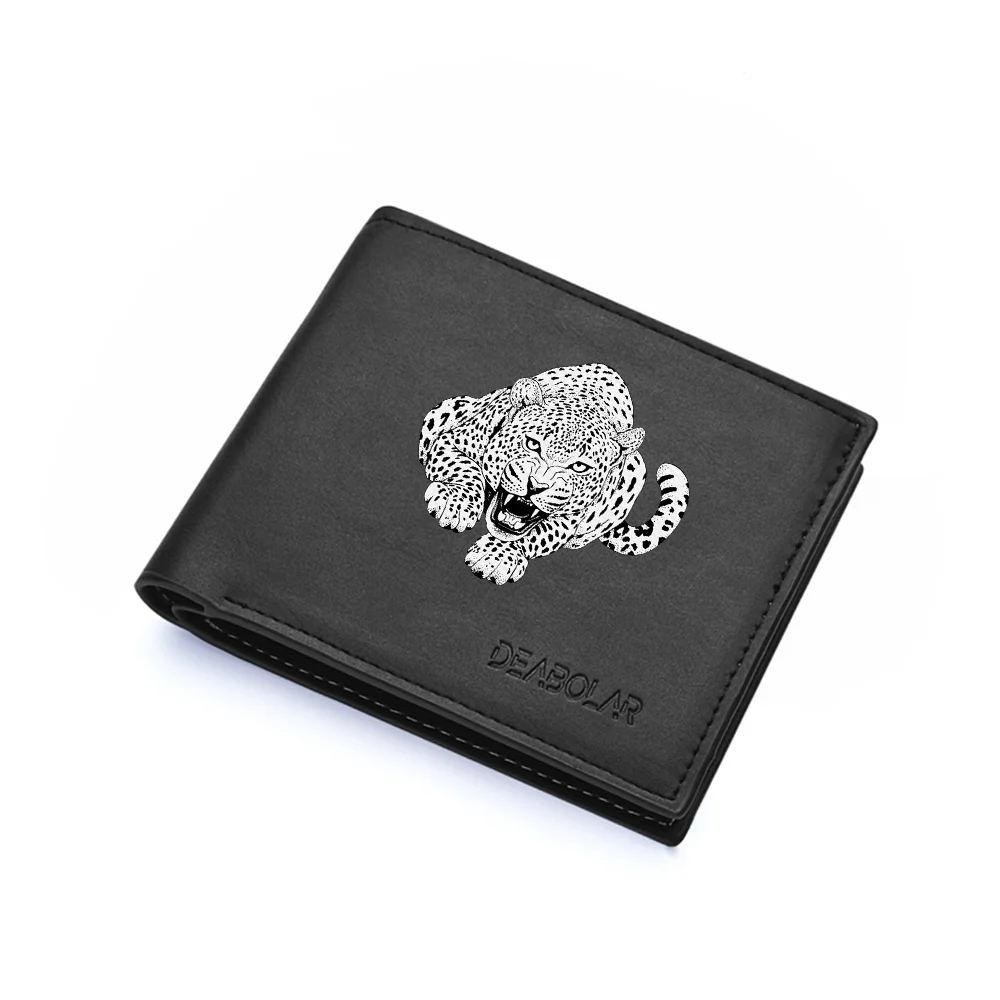 محفظة رجالية على الطراز الأوروبي وجيوب عملات معدنية بسحاب متعددة الفتحات للبطاقات، ومحفظة كلاسيكية مزدوجة الطي