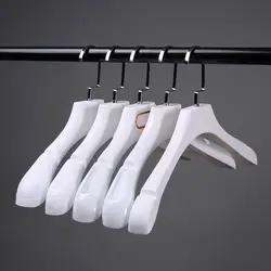 Wide Shoulder Hangers for Men and Women, Non Slip Clothing Stores Supporting Display Racks, WardrobeHanging Storage Shelf, 10PCs