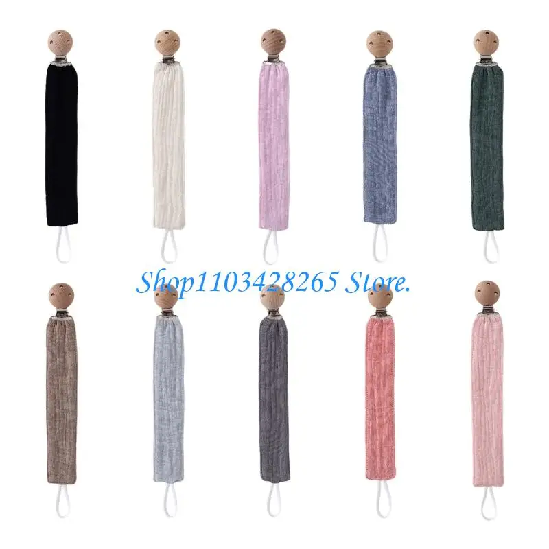 

Baby Pacifier Holder Clip Chain Secure Nipple Strap for Teether Toy and Soother G2TE