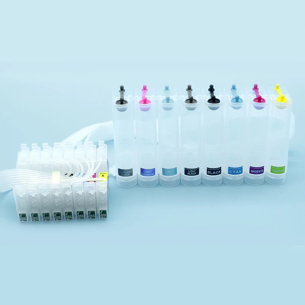 8-цветные картриджи с чипом ARC T0591 — T0599 СНПЧ Ink Sysytem для Epson Stylus Photo R2400 с чип-принтером ARC