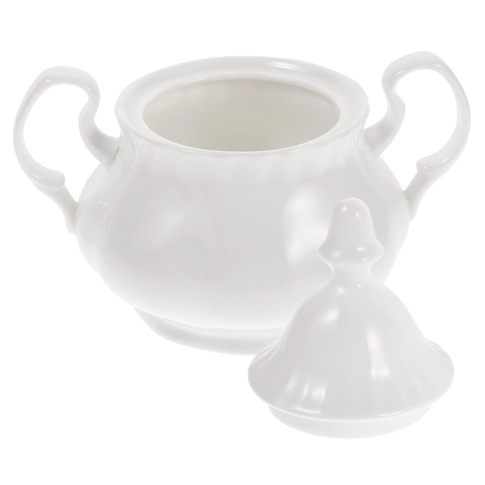 

Винтажная керамическая сахарница, кофейник, белый фарфор, 280 мл, чай, кофе, контейнер для хранения сахара, кухонная столешница