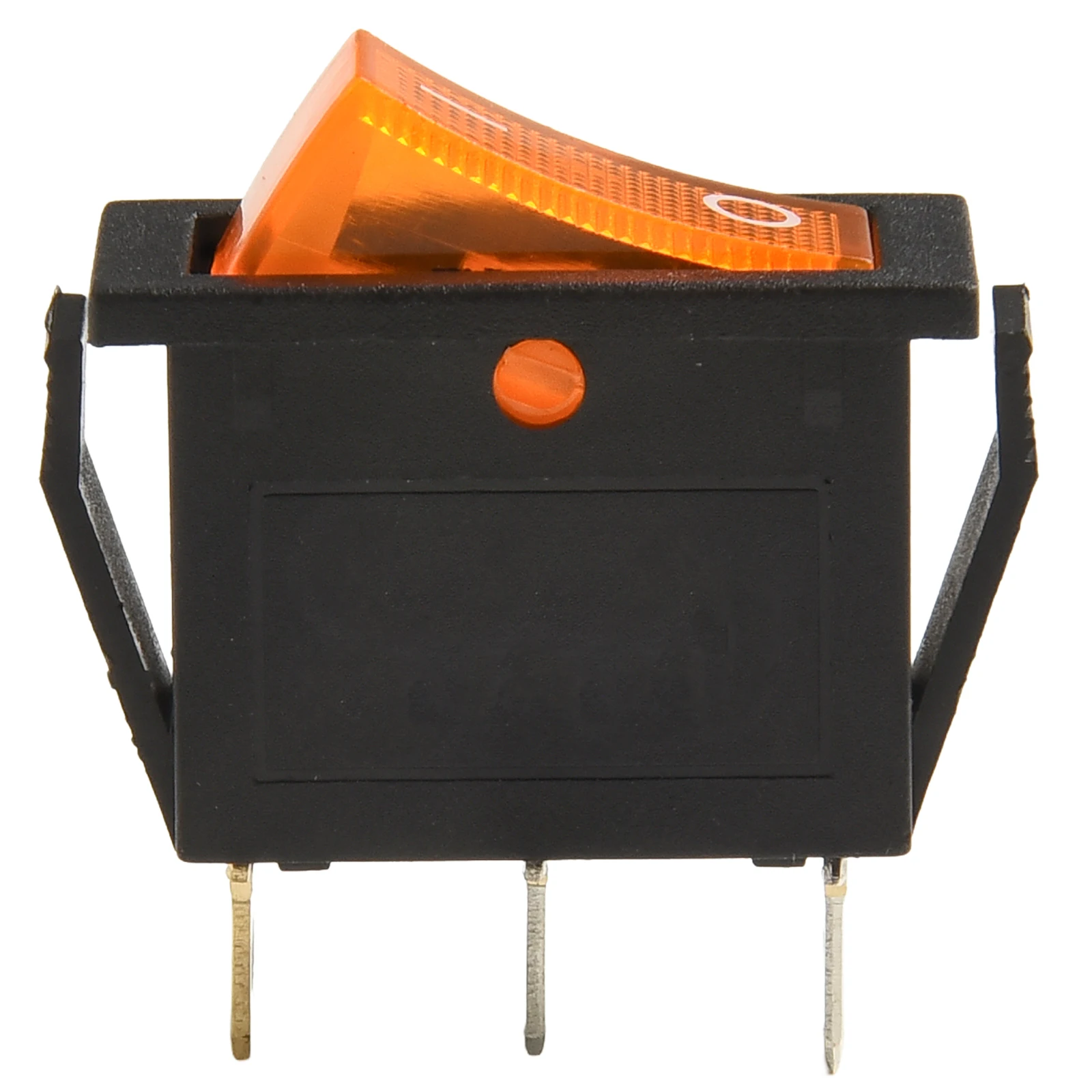 1pc Rocker Switch 3 Pin ON/OFF Rectangular Latching Neon Push Button Switch For Battery Cars Massage Machine Househould DIY