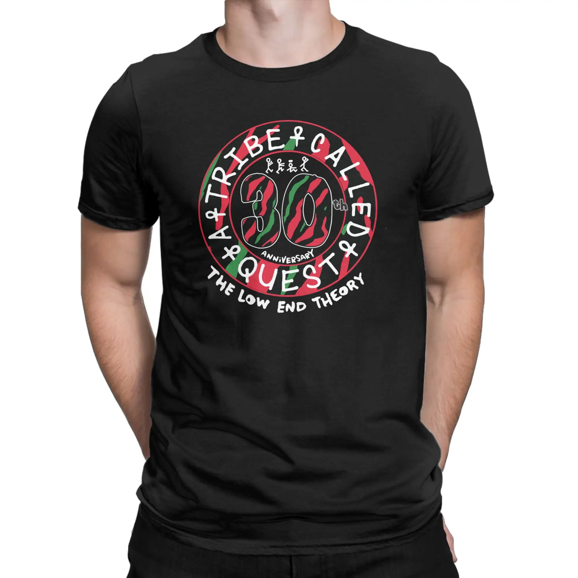 Awesome A Tribe Called Quest Low End Theory T-Shirt for Men Round Collar 100% Cotton T Shirts  Short Sleeve Tees Gift Clothes